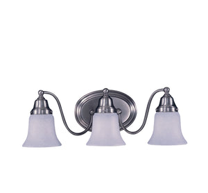 3-Light Satin Pewter Magnolia Sconce