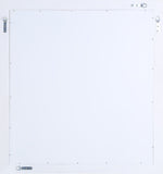 Zayne Glass / Engineered Wood Contemporary White Mirror - 36" W x 1" D x 38" H
