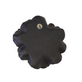 Sagebrook Home Glam Black\gold Wall Flower, 10" 11130-03 Black Polyresin