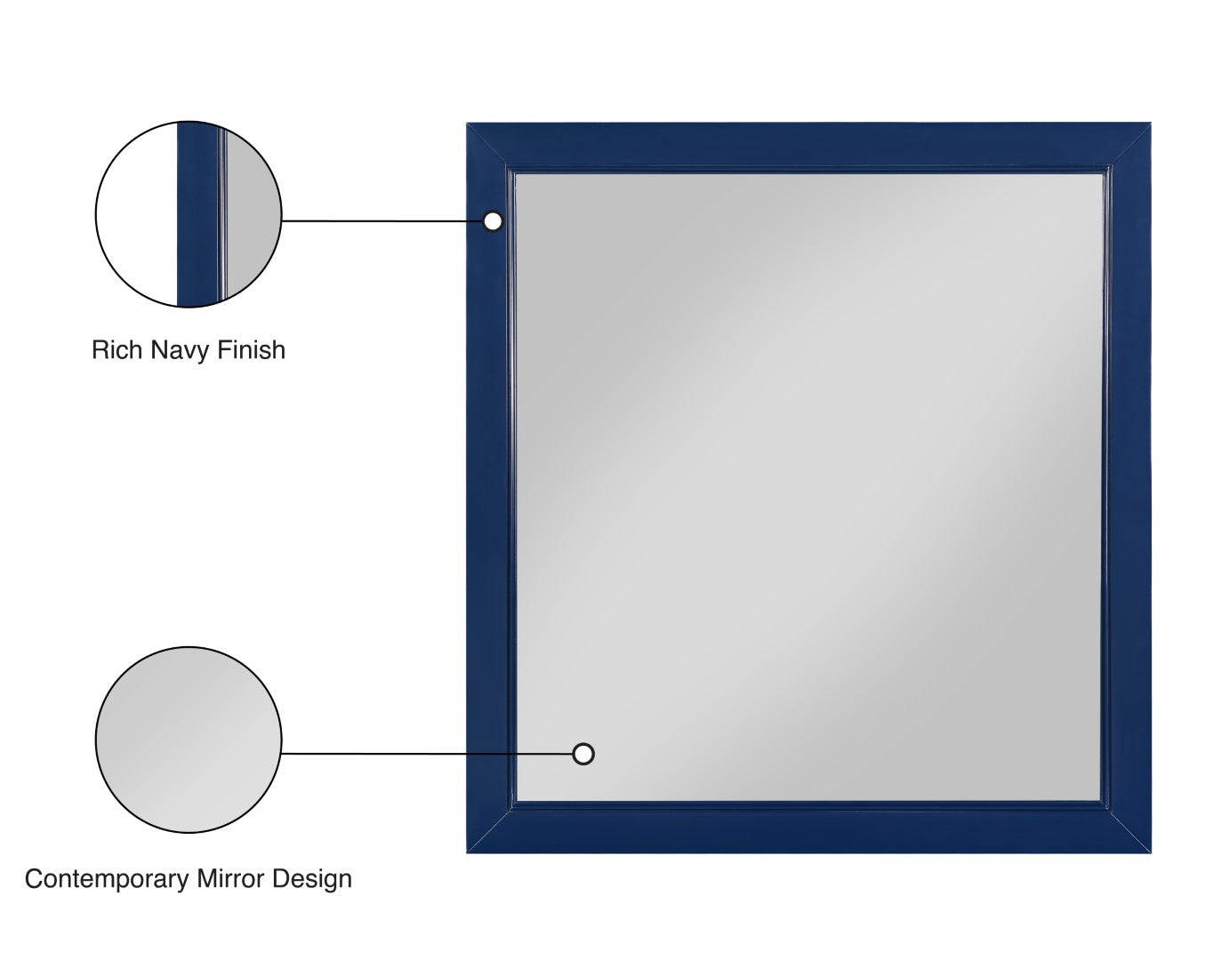 Meridian Furniture Marisol Mirror - Thumbnail 5