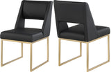 Jayce Faux Leather Contemporary Dining Chair - Set of 2