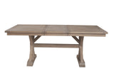 Alpine Furniture Arlo Dining Table 4202-01 Natural Solid Pine 42 x 60-78 x 30