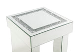 Noralie Glam End Table Mirrored & Faux Diamonds 84702-ACME