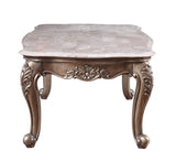 Jayceon Transitional Coffee Table MARBLE TOP) Real Marble • WOOD BASE) 84865-ACME