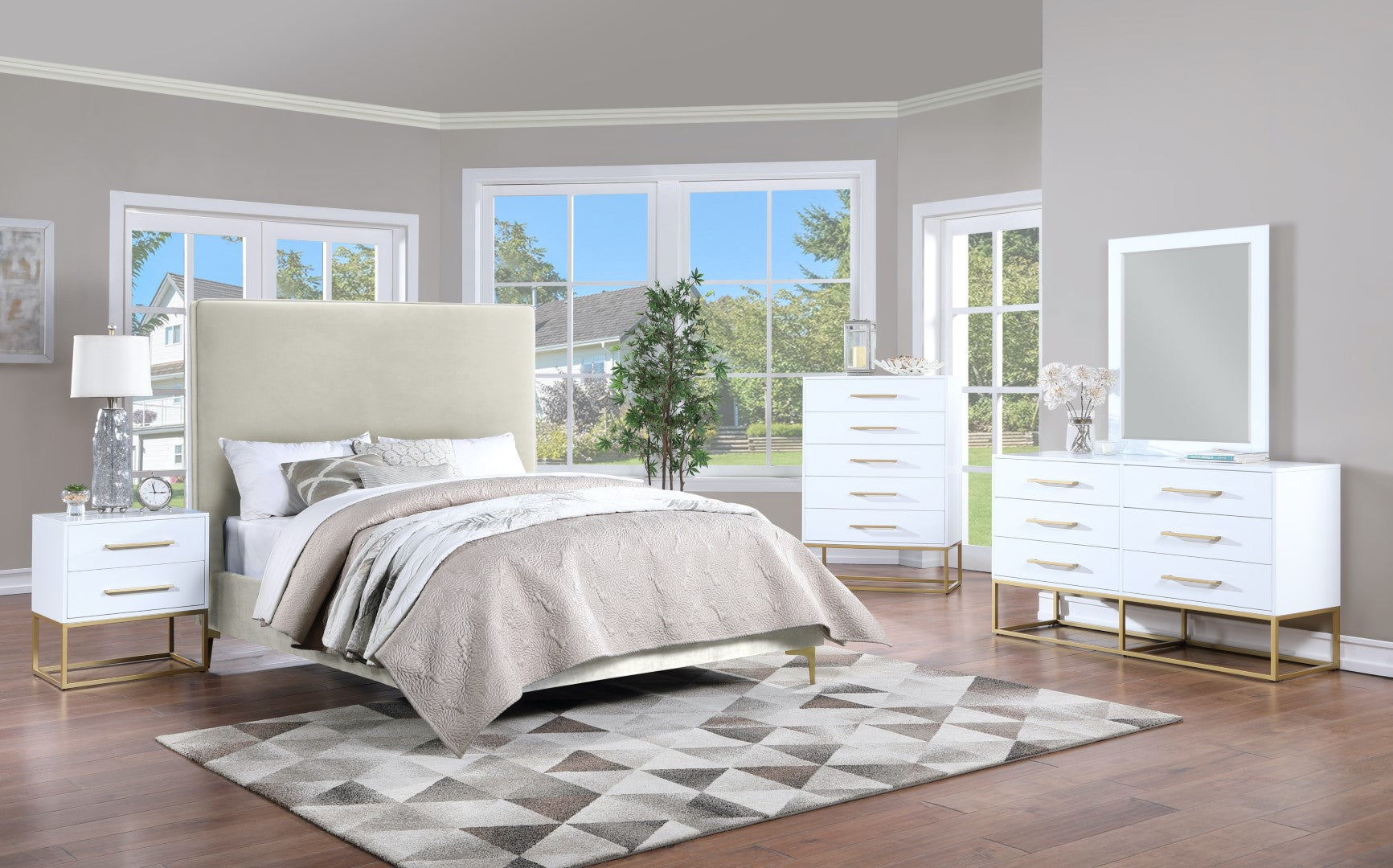 Meridian Furniture Maxine Night Stand - Thumbnail 3