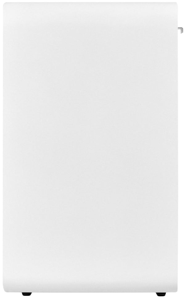 Langham Natural Cane / Engineered Wood / Metal Mid Century White Night Stand - 18" W x 14" D x 24" H