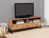 Alpine Furniture Sierra TV Console SIE-05 Dry Sand Reclaimed Pine & Plywood 63 x 16 x 24