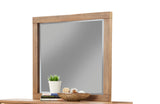 Alpine Furniture Easton Dresser Mirror 2088-06 Sand Mahogany Solids & Veneer 40 x 2 x 37