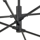 Light Streak 48.5'' Wide 8-Light Chandelier - Matte Black