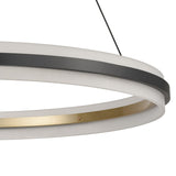 Light Ring 33'' Wide LED Pendant - Matte Black