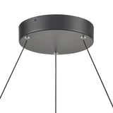 Light Ring 33'' Wide LED Pendant - Matte Black