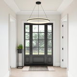 Light Ring 33'' Wide LED Pendant - Matte Black