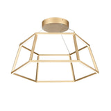 Minimalist 21'' Wide LED Pendant - Soft Gold