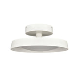 Nancy 13.75'' Wide LED Semi Flush Mount - Matte White