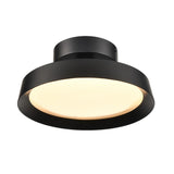 Nancy 11.75'' Wide LED Semi Flush Mount - Matte Black