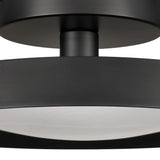 Nancy 13.75'' Wide LED Semi Flush Mount - Matte Black