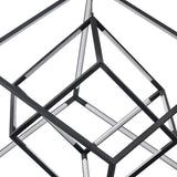 Cube Squared 17.75'' Wide LED Pendant - Matte Black