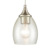 Miranda 5'' Wide 1-Light Mini Pendant - Satin Nickel