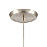 Winter Wind 5'' Wide 1-Light Mini Pendant - Satin Nickel