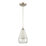 Sugarcoat 6'' Wide 1-Light Mini Pendant - Satin Nickel