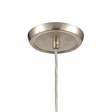 Sugarcoat 6'' Wide 1-Light Mini Pendant - Satin Nickel