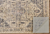 Grayson Modern Abstract Rug, Charcoal/Natural Tan, 7ft - 10in x 16in Area Rug