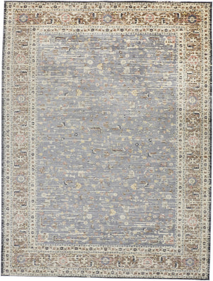 Grayson Gabbeh Style Kilim Rug, Natural Tan/Gray, 7ft - 10in x 16in Area Rug