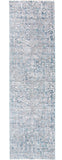 Cecily Luxury Distressed, 3574F, Atlantic Blue, 2ft - 3in x 8ft, Runner