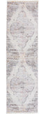 Cecily Luxury Distressed, Ivory/Light Blue, 2ft - 3in x 8ft, Runner