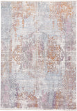 Cecily Luxury Distressed Medallion Area Rug, Golden Pink/Blue, 7ft - 10in x 10ft