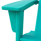 Encino Outdoor Resin Adirondack Chair, Teal
