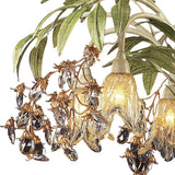 Huarco 28'' Wide 6-Light Chandelier - Sage Green