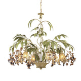 Huarco 28'' Wide 6-Light Chandelier - Sage Green