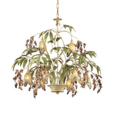 Huarco 28'' Wide 8-Light Chandelier - Sage Green