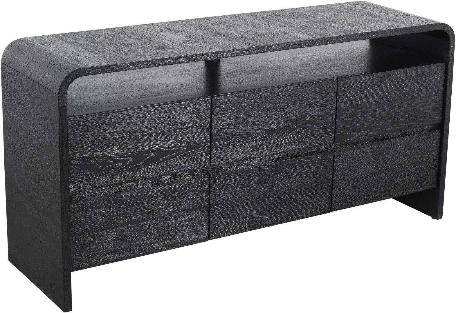 Cresthill Oak Wood Mid-Century Dresser - Thumbnail 4