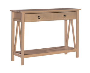 Titian Driftwood Console Table