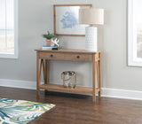 Titian Driftwood Console Table