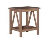 Titian Driftwood End Table