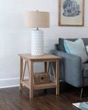 Titian Driftwood End Table