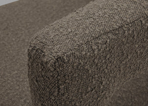 Athena Boucle Fabric / Engineered Wood / Foam Contemporary Brown Boucle Fabric Accent/Dining Chair - 25" W x 21" D x 27" H