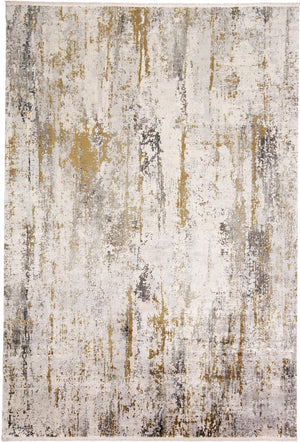 Cadiz Gradient Luster Rug, Ivory/Gray/Gold, 9ft-9in x 13ft-2in Area Rug