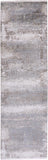 Cadiz Gradient Luster Rug, Silver Gray, 3ft - 1in x 10ft, Runner