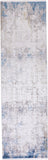 Cadiz Gradient Luster Rug, Ivory/Light Blue, 3ft - 1in x 10ft, Runner