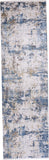 Cadiz Gradient Luster Rug, Light Blue/Ivory, 3ft - 1in x 10ft, Runner