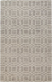Rhett Geometric Lattice Print Rug, Stone Gray, 8ft x 10ft Area Rug