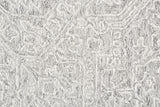 Rhett Geometric Floral Medallion Rug, Light Gray/Ivory, 9ft x 12ft Area Rug