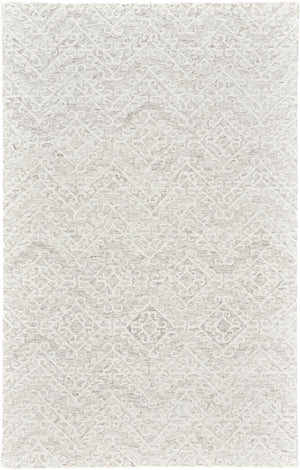 Rhett Diamond Chevron Rug, Light Gray/Ivory, 8ft x 10ft Area Rug