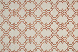 Rhett Ornamental Trellis Print Rug, Rust Orange/Ivory, 8ft x 10ft Area Rug