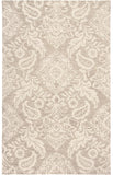 Belfort Modern Floral Paisley Rug, Latte Tan/Ivory, 9ft x 12ft Area Rug