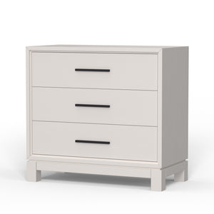 Nova Small Chest in Chic Chalk White - Fully Assembled Mahogany with Felt Lined Drawer & Glides
